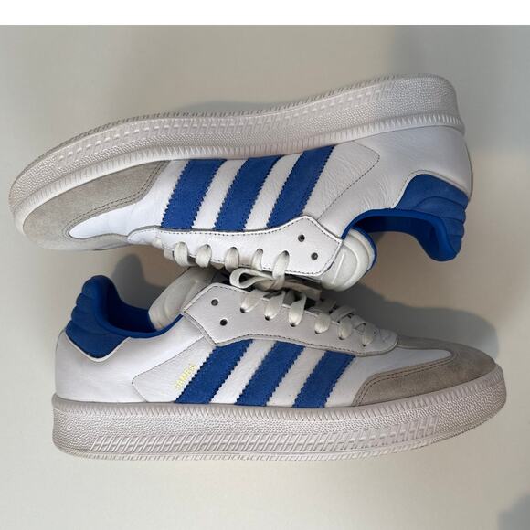 adidas Other - Adidas Samba OG White Blue Sneakers Size 12 Classic